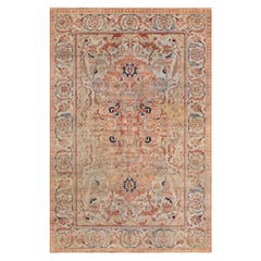 Tapis persan de Tabriz botanique Doris Leslie Blau début du 20e siècle