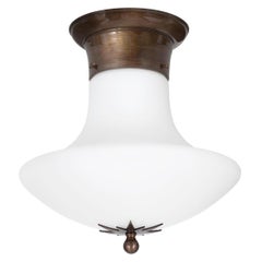 Lámpara de Techo Konsthantverk Stoby Óxido D40 Cristal Ópalo