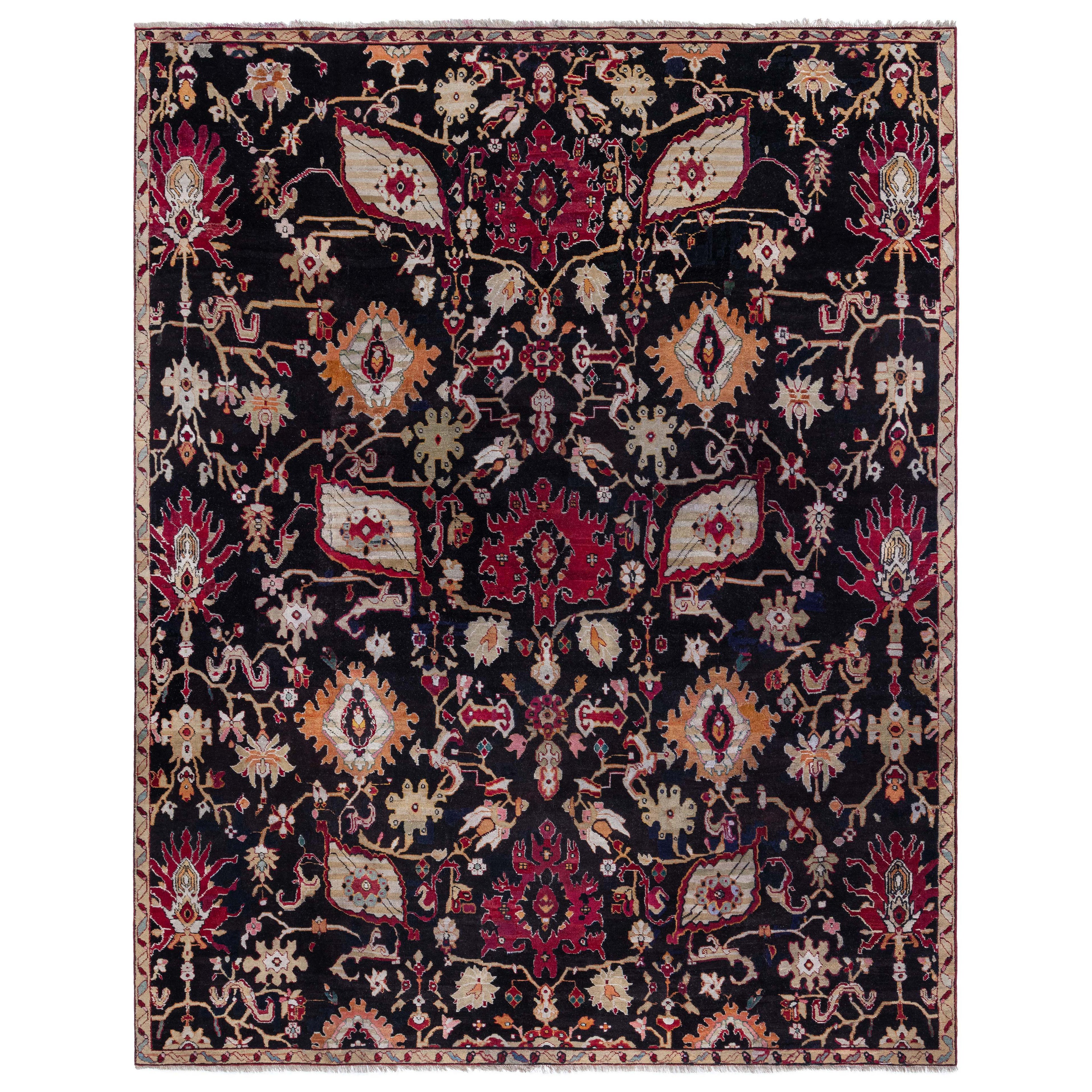 Doris Leslie Blau Antique Indian Agra Rug