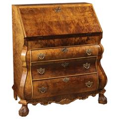 20th Century Burl Walnut Bureau