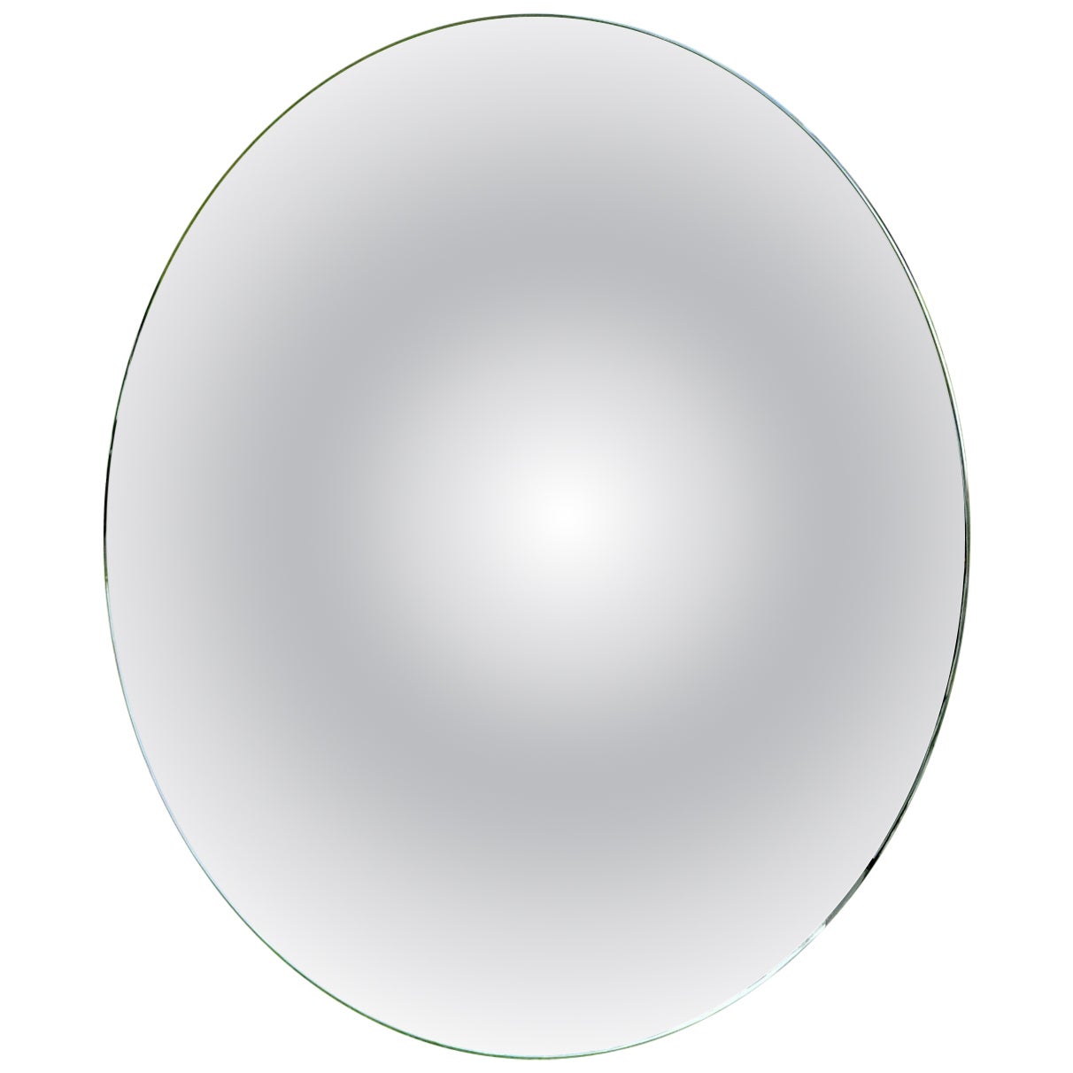 Espejo de pared cóncavo de acero inoxidable 100 cm en venta