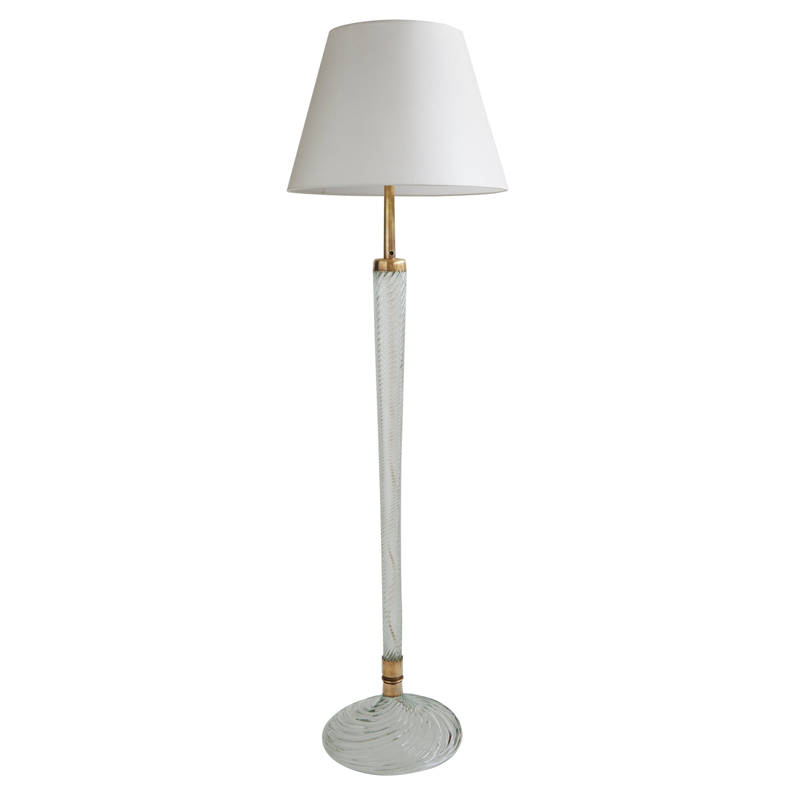 Venini Stehleuchte Modell n° 529, Carlo Scarpa zugeschrieben, 1942