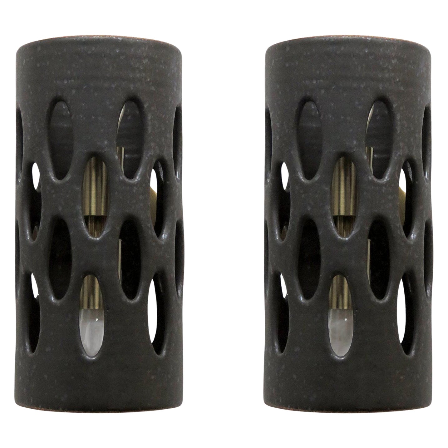 Tall Ceramic Wall Light No.54 by Heather Levine