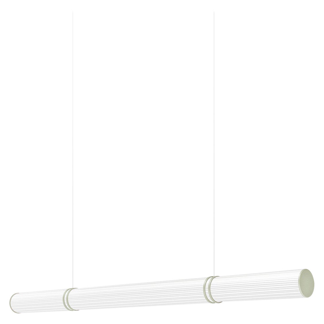 Lampada a sospensione contemporanea Pillar 100 Linear Greene & Greene in alluminio di JSPR