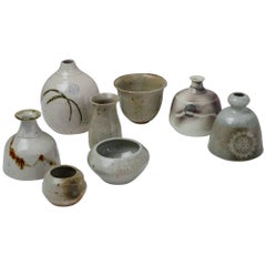 Franco Agnese Set of Eight Ceramic Pieces, France, 1960s