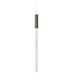 Pillar 125 Vertical Bronze Aluminum Contemporary Pendant Lamp by JSPR