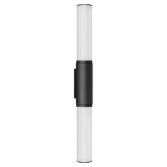 Pillar Vertical Anodized Black Aluminum Contemporary Wall Lamp by JSPR