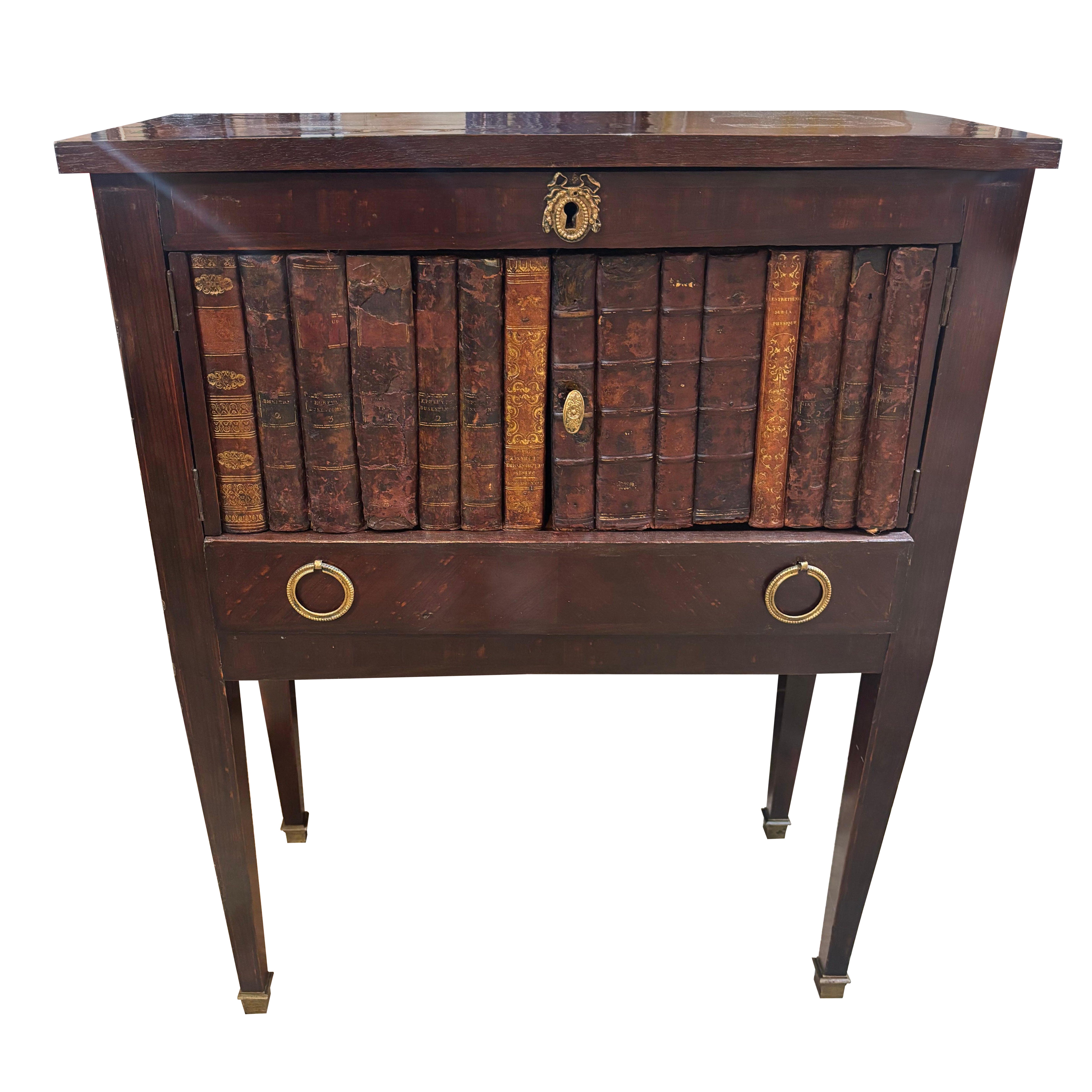 19th Century Faux-Book english side table
