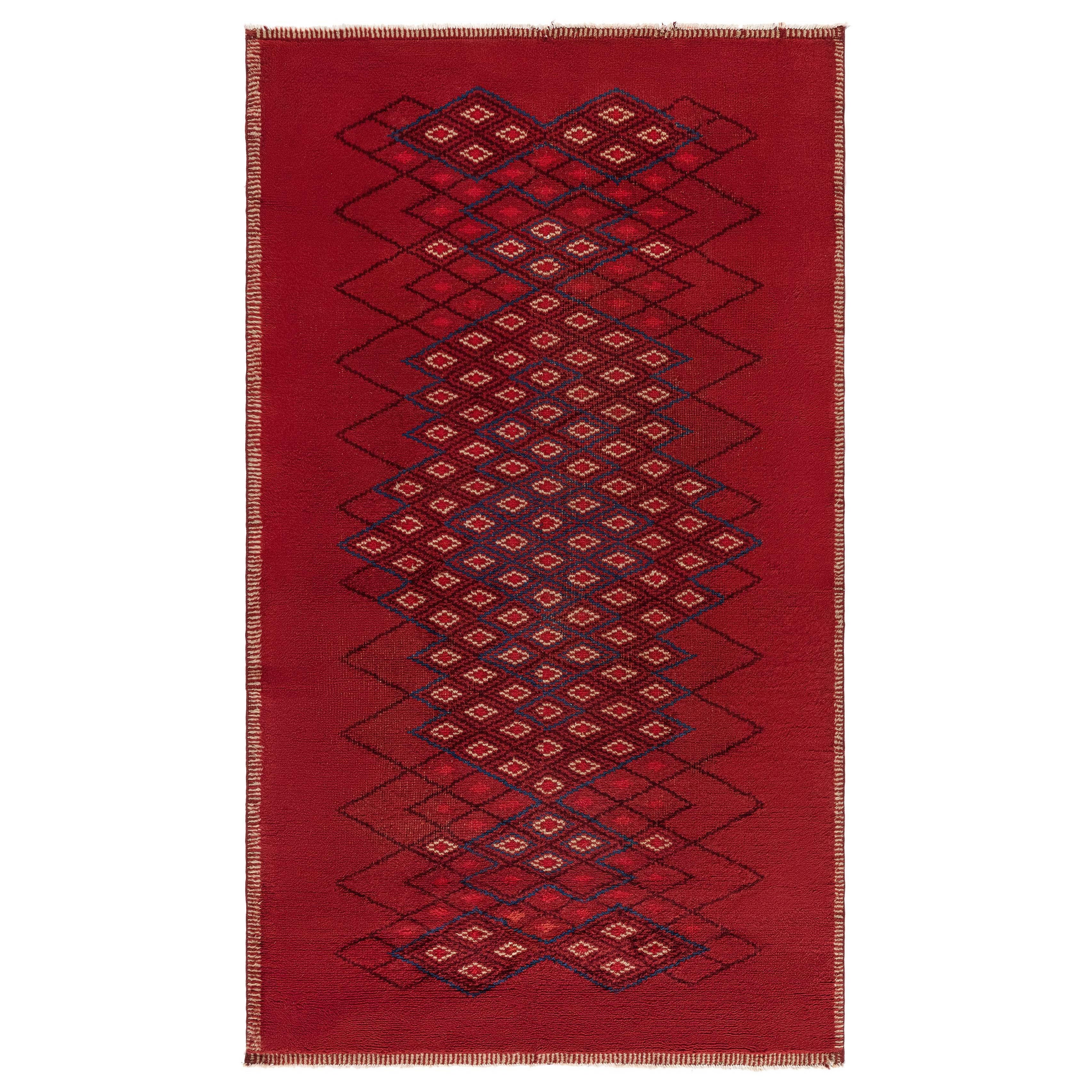Doris Leslie Blau French Art Deco Red Rug by Paule Leleu