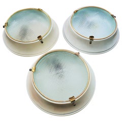 Tre lampade da parete o soffitto produzione G.C.M.E. 1960.