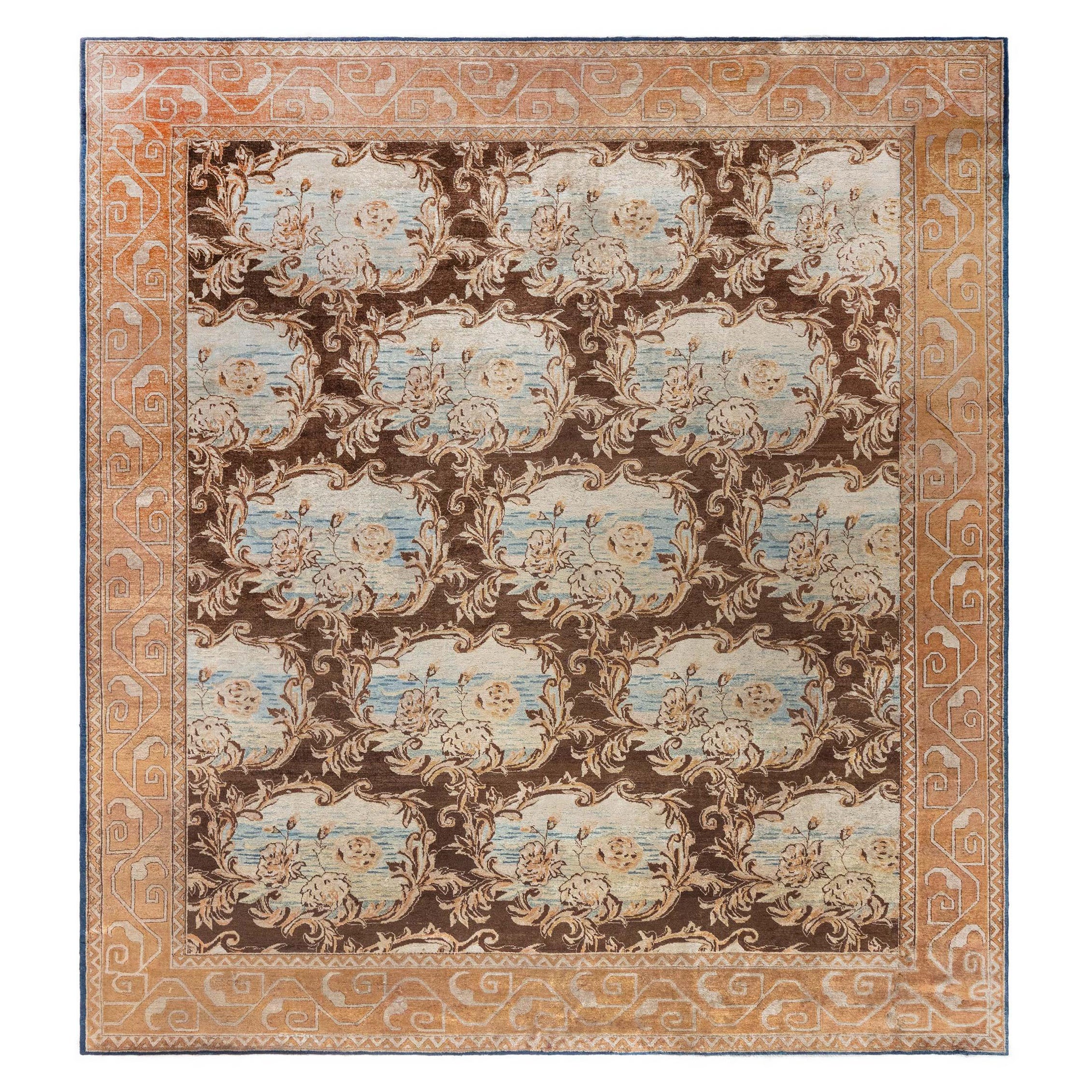 Doris Leslie Blau Indian Amritsar Rug (Size Adjusted)