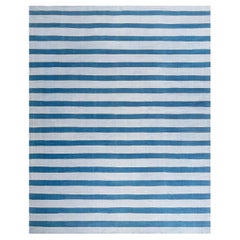 Doris Leslie Blau Vintage Indian Dhurrie Striped Rug