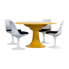 Otto Zapf Dining Table 1967 by Zapfmöbel, Germany in Yellow Mid Century Modern