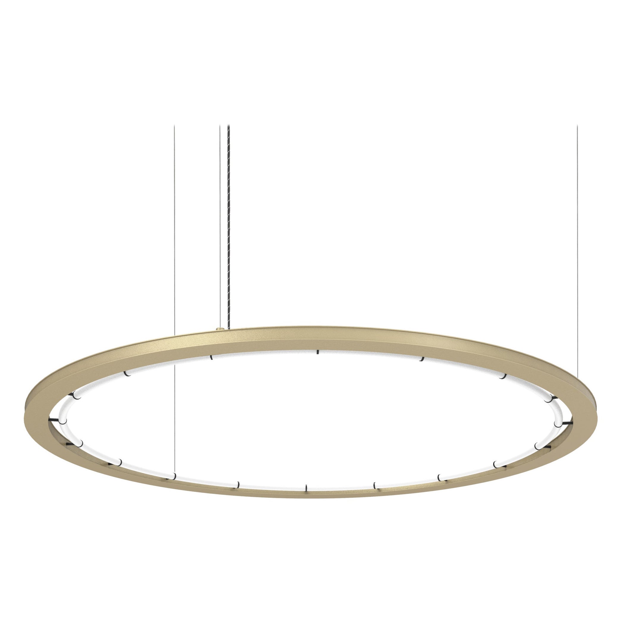 Lampada a sospensione contemporanea Tokyo Medium Champagne Aluminum di JSPR