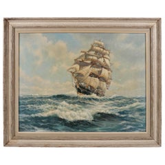 "El Cutty Sark" Óleo original sobre lienzo