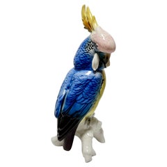 Karl Ens Antique porcelain figure Parrot