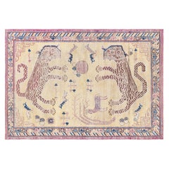 Doris Leslie Blauer Samarkand-Teppich