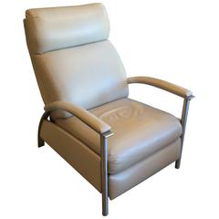 Sleek Leather Reclining Chair