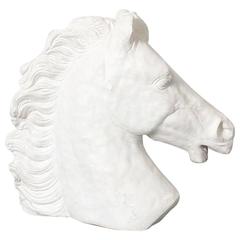 Plaster Decorative Horse Head