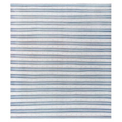 Tapis vintage Dhurrie rayé Doris Leslie Blau