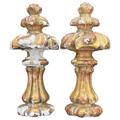 Early 19th Century Gilt Fragments Architectural Sculptures, France