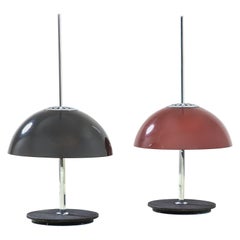 20th Century, Gino Sarfatti for Arteluce Pair of Table Lamp mod. 584-P