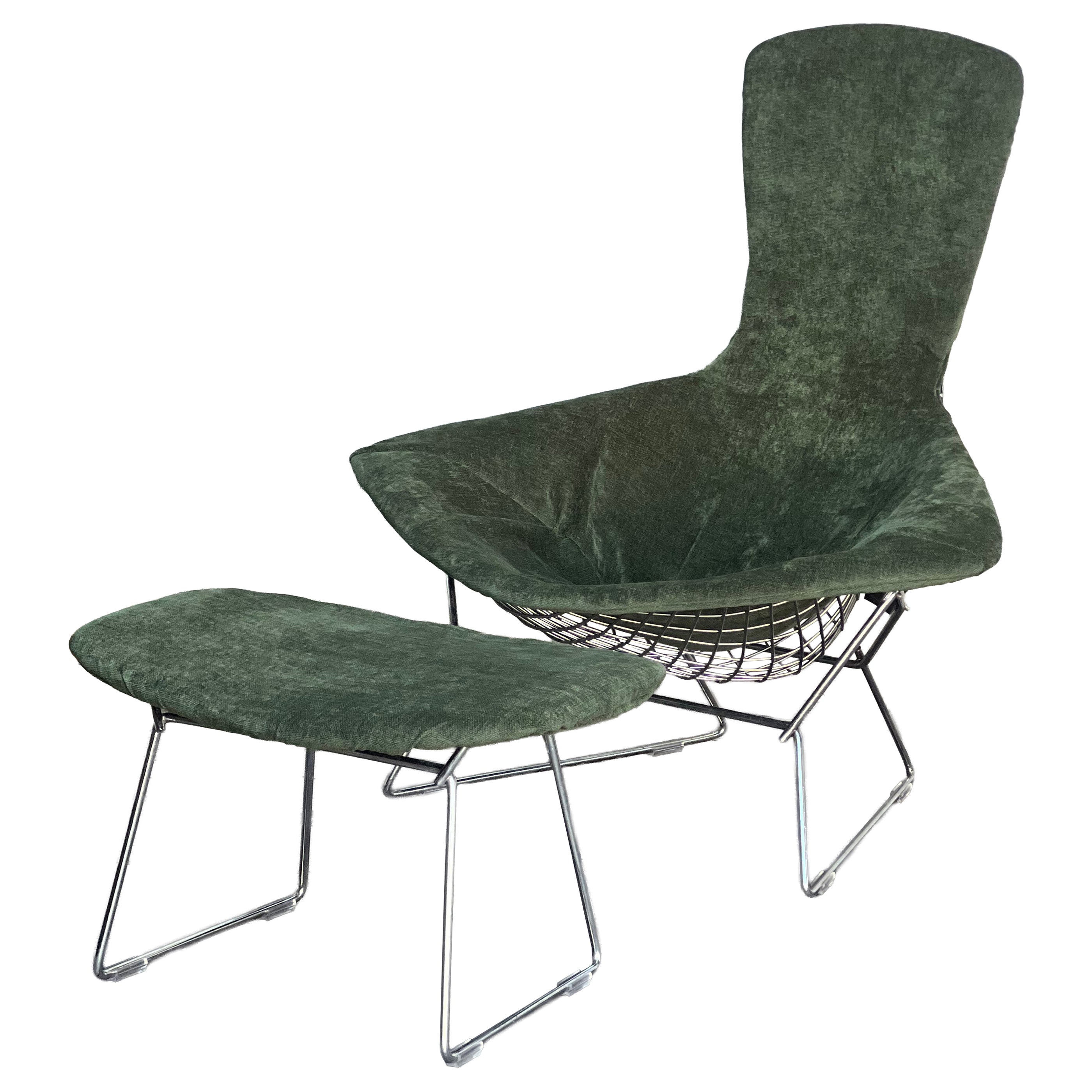 Bertoia Bird Chair Ottoman