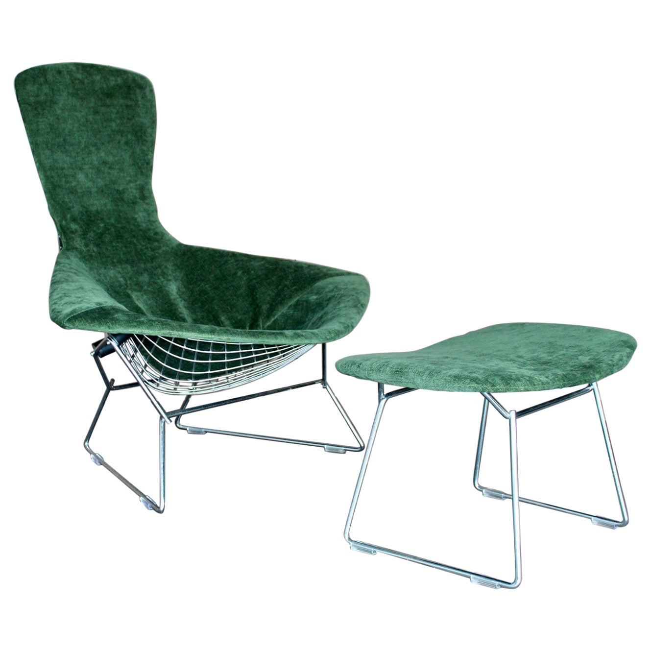 Bertoia Bird Chair Ottoman