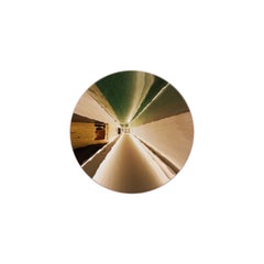 160 cm/55.1" Gold Steel Concave Wall Mirror