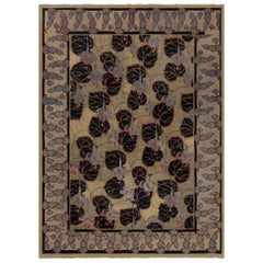 Doris Leslie Blau Vintage Irish Botanic Hand Knotted Wool Carpet