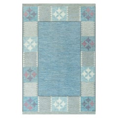 Doris Leslie Blau Swedish Flat Woven Rug by Bitte Ahlgren 'BA'