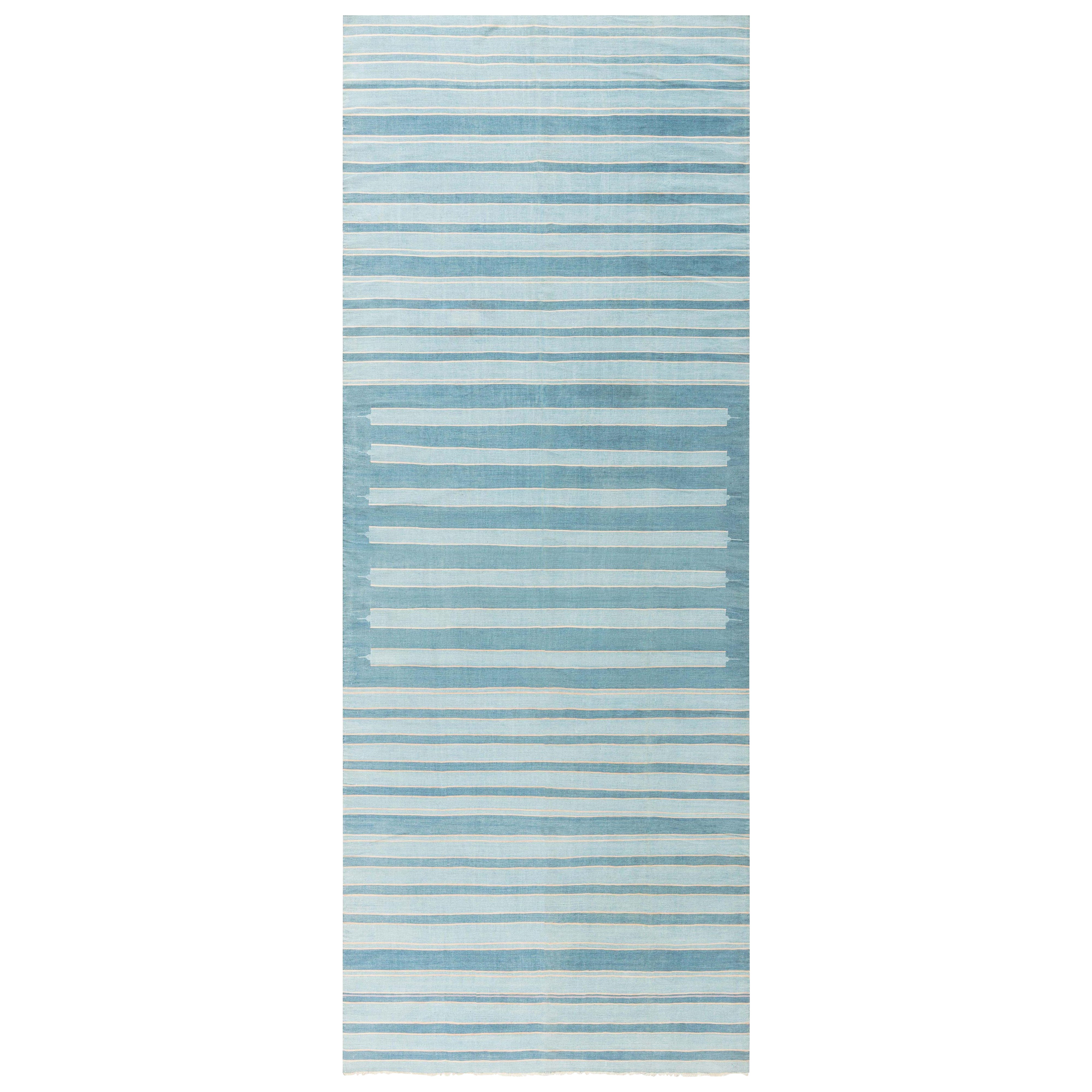 Doris Leslie Blau Indian Dhurrie Runner