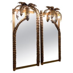 Miroirs en forme de palmier dans le style de la Maison Jansen, Contemporary