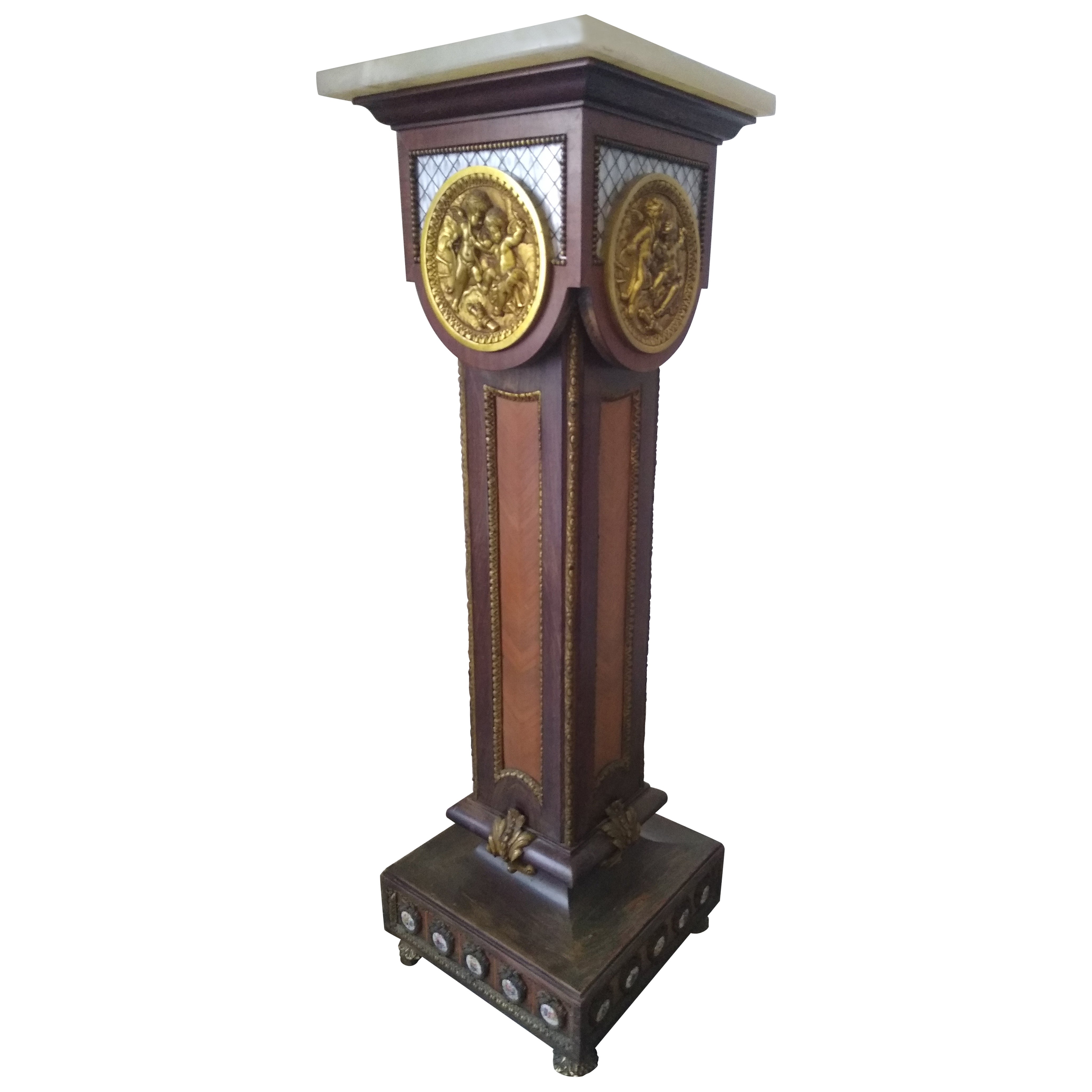 Pedestal Estilo Imperio, Italia Década de 1940