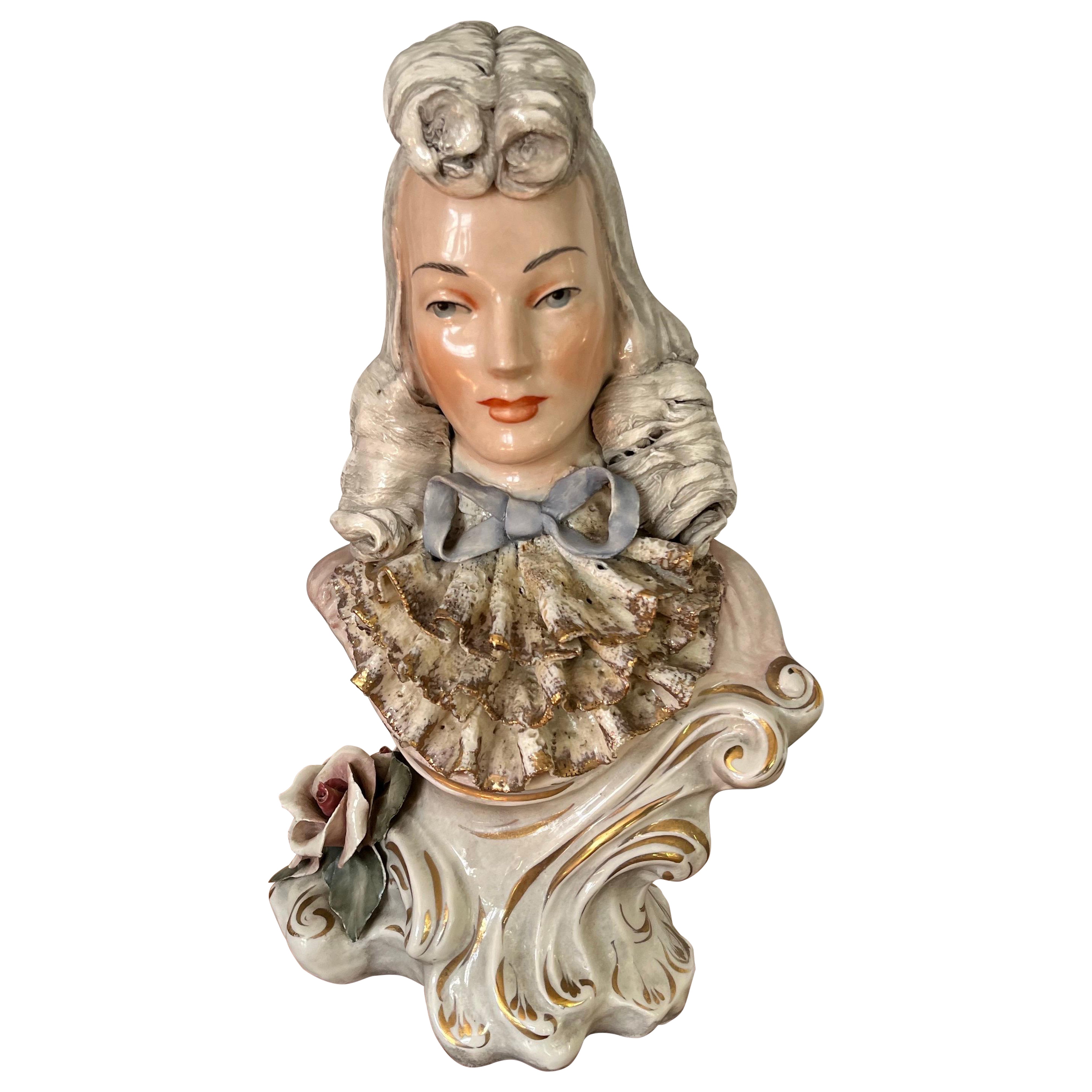 Vintage Cordey Porcelain Bust