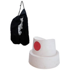 Used Fat Cap Stool by Dutch graphic designer Sander van Heukelom