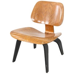 1948 Eames LCW Lounge Chair in Ash with Ebonized Legs by Evans / Herman Miller