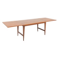 1960s Poul Cadovius Cado Dining Table in Teak with Two Leaves 94"