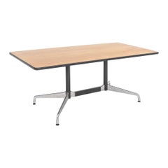 1977 Table de salle à manger / table de conférence segmentée en noyer de Herman Miller