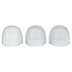 Lampada da parete Paride 20 di Angelo Mangiarotti per Artemide 3x Disponibile