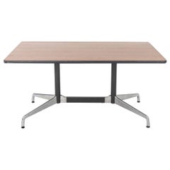 1990s Herman Miller Eames Segmented Dining Table / Conference Table in Dark Oak