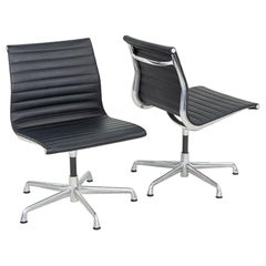 2004 Herman Miller Eames Aluminum Side / Desk Chairs with Antler Bases