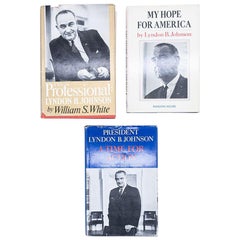 Drei Bücher von Präsident Lyndon B. Johnson an Gordon Bunshaft von SOM, C. 1966