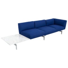 Used C. 2020 Piero Lissoni for Knoll Avio Modular Sofa with Marble End Table