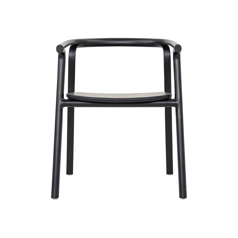 2022 Nendo for CondeHouse Splinter Dining Arm Chair in Black Oak