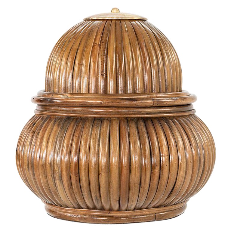 2024 Gabriella Crespi for GUBI Bohemian 72 Floor Lamp in Rattan
