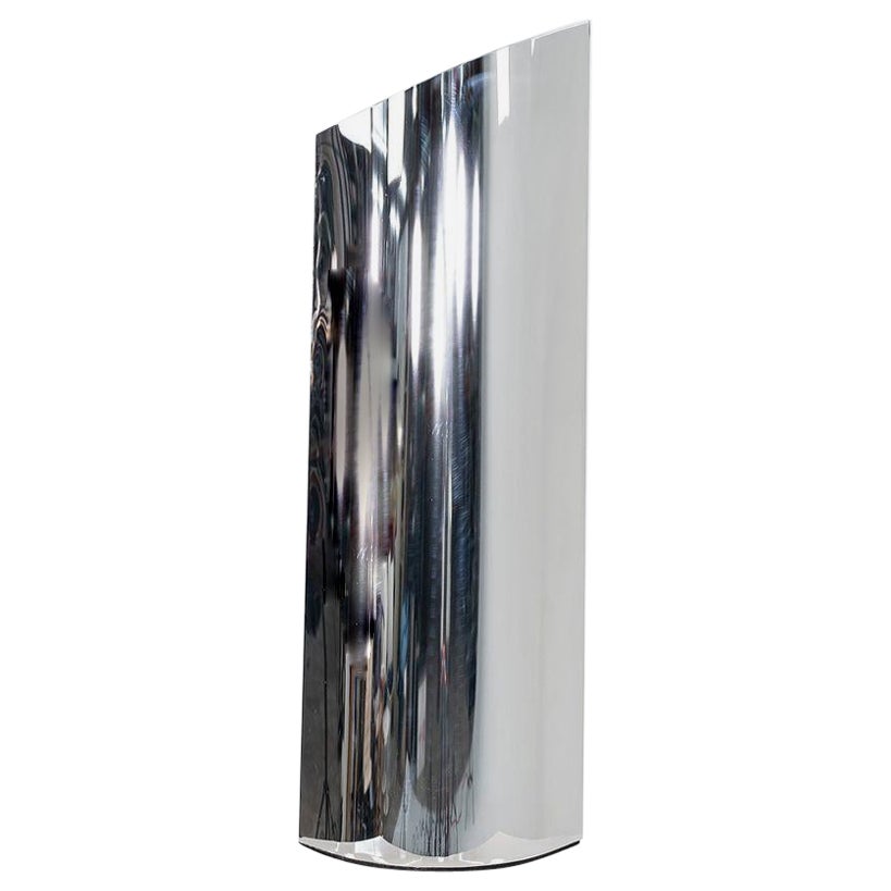 2024 Oskar Zieta für Zieta Parova Vase 23" / 60cm aus poliertem Edelstahl