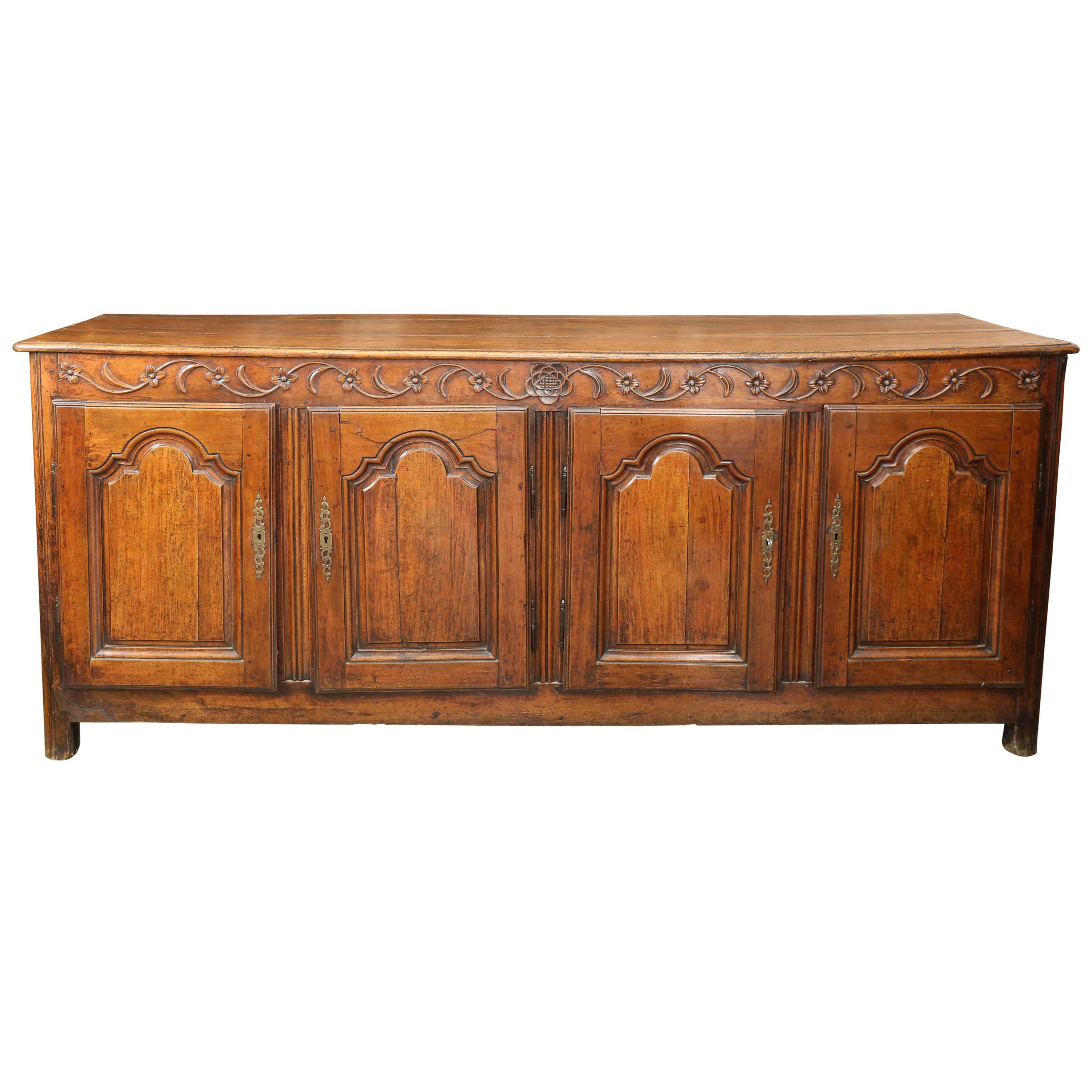Antique 19th Century Fruitwood French Buffet