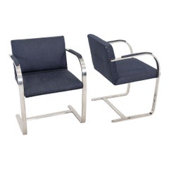Vintage 1959 Pair of Mies van der Rohe Brno Dining Chairs from Four Seasons Restaurant