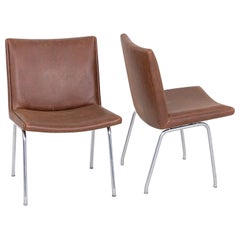 1960s Pair of Hans Wegner AP38 Airport Chairs by A.P. Stolen of Denmark